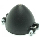 C4171 Spinner 38/4mm Klappluft schwarz